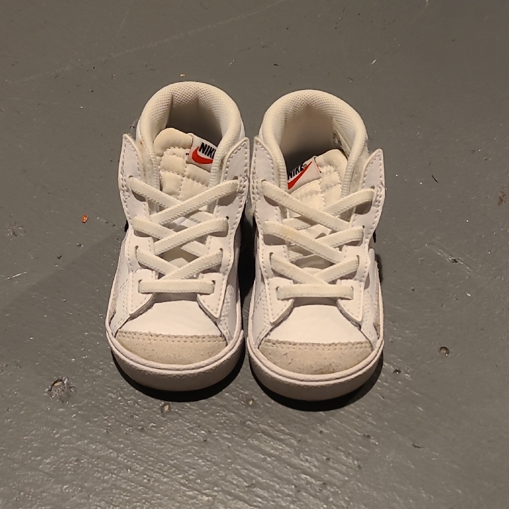 Nike Kids White High-Top Sneakers